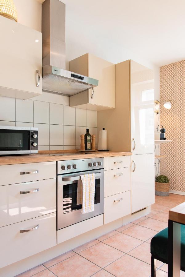 Stilvolles Apartment - Balkon, Netflix, Nespresso, Zentral, Messe Chemnitz Eksteriør bilde