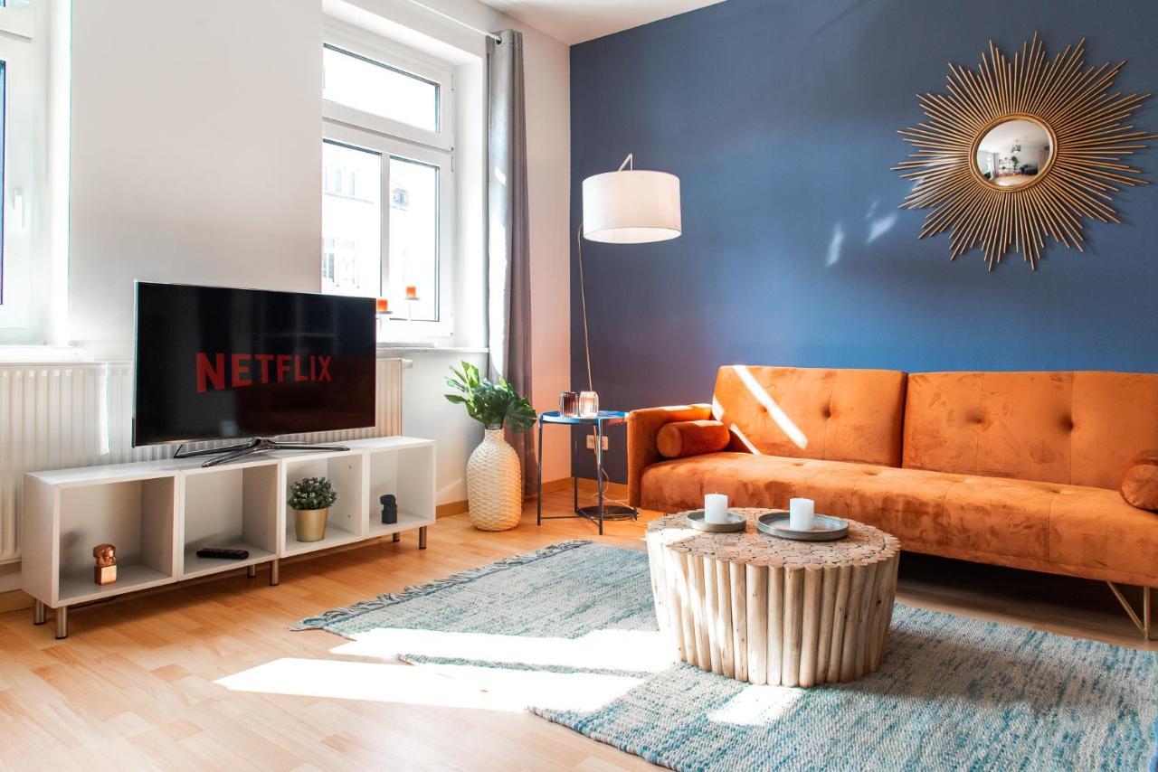 Stilvolles Apartment - Balkon, Netflix, Nespresso, Zentral, Messe Chemnitz Eksteriør bilde