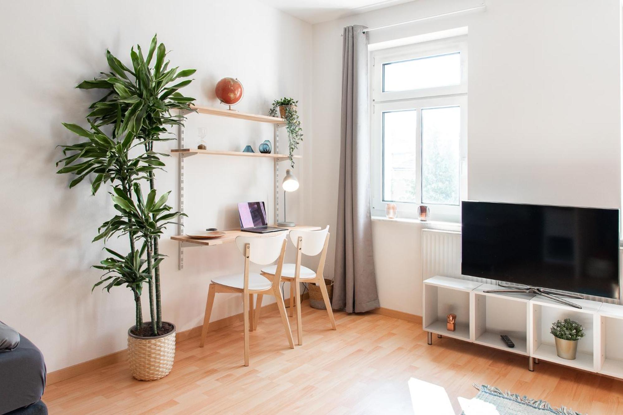 Stilvolles Apartment - Balkon, Netflix, Nespresso, Zentral, Messe Chemnitz Eksteriør bilde